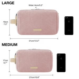 Trousse de toilette personnalisée pour hommes, trousse de toilette de voyage en toile Dopp Kit sac de rasage résistant à l'eau pour accessoires de toilette - Product Image 4
