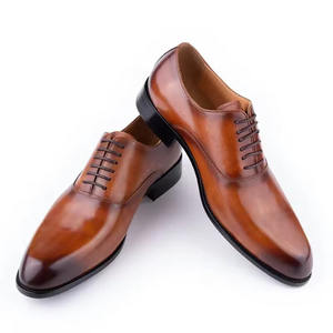 Zapatos Oxford Originales Goodyear para Hombre, Nuevos Modelos de Lujo para Bodas y Fiestas, Parte Superior de Cuero Valentina, Cierre con Cordones - Product Image 1