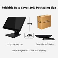 Système de point de vente Yanchip XF156 Windows 15,6 pouces, caisse enregistreuse I5 3ème génération 8G+128G, écran tactile, caisse enregistreuse tout-en-un