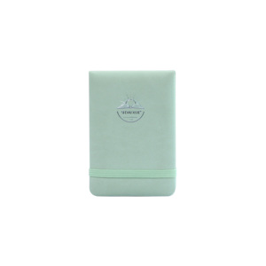 Miễn phí Mẫu A7 nhỏ Memo Pads biểu tượng tùy chỉnh PU da xé túi nhật ký với ban nhạc đàn hồi - Product Image 2