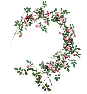 Wholesale Rose Vine Artificial Silk Flower for Garland Hanging Flower <strong>Arch</strong> <strong>Wedding</strong> <strong>Decorations</strong> - Product Image 6