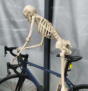 Esqueleto Humano Gigante de 60 Polegadas em Tamanho Real para Decoração de Halloween com Juntas Posicionadas - Product Image 1