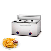 Friteuse électrique professionnelle en acier inoxydable avec limiteur de température pour frites et poulet frit (type KFC)