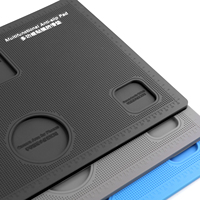 Tapis de réparation PVC TE-739 371*262mm, antidérapant et résistant à la chaleur, pour le laminage de films de protection de téléphones portables, outil d'entretien de téléphones mobiles