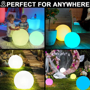 Étanche IP68 16 couleurs changeantes lumière LED ornements de jardin suspendus avec télécommande à intensité variable <span class=keywords><strong>boule</strong></span> LED - Product Image 5