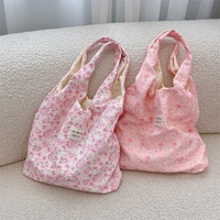 Tas Belanja Bahu Gaya Korea Musim Gugur Musim Dingin dengan Motif Beruang Kartun yang Manis, Serbaguna untuk Pelajar Wanita dengan Dua Tali