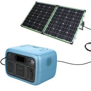 Portabel Listrik 300W Baru Baterai Lithium Mini Solar Energi Generator untuk Aplikasi Rumah