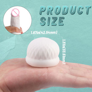 S-Hande Tpe Jelly Shape Masturbateur Masculin Coupe Gland Stimulation Masturbation pour Homme - Product Image 6