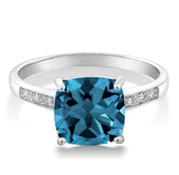 925 argent pur Fengfang coupe bague élégante princesse coupe bague de fiançailles et anniversaire pour mariage Style de fête romantique