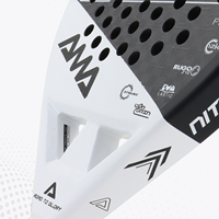 AMA Sport Professionnel OEM Tête de Qualité Personnalisée Forme Diamant 12K Fibre de Carbone Populaire Raquette de Padel Tennis
