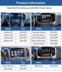 Décodeur sans fil CarPlay Android Auto pour Buick LaCrosse/Regal/GL8, Cadillac ATS/SRX/XTS, Plug and Play, caméra de recul AHD en option - Product Image 6