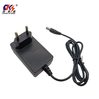 Adaptateur secteur 12V 2A en gros d'usine, alimentation 24W 100-240V DC avec prise UE pour bande LED et caméra de vidéosurveillance