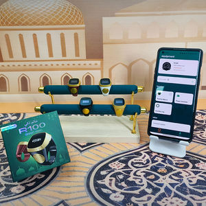 Bague intelligente R100 2024 pour les musulmans arabes, rappel de la prière, affichage de l'heure de la <span class=keywords><strong>Mecque</strong></span>, bague pour hommes - Product Image 6