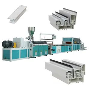 High Productivity PVC UPVC Door And Window Frame Extrusion Production Line