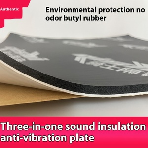 Panneaux acoustiques modernes de réduction du bruit sur châssis de voiture 3 en 1 Mousse d'insonorisation en caoutchouc butyle pour hôtel Plaque d'absorption des chocs - Product Image 4