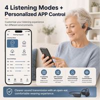 Écouteurs Bluetooth sans fil et filaires, portables, magnétiques, pour le sport, la course, avec réduction de bruit, compatibles avec cartes TF, pour appareils auditifs