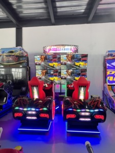 เกมมอเตอร์ไซค์แข่งรถ 220V สปีดดี้ อาร์เคดสุดมันส์ 2-in-1 สำหรับเด็ก ใช้เหรียญ ตู้เกมโลหะ รับประกัน 1 ปี - Product Image 4