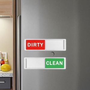 High Quality Custom Dishwasher <b>Paper</b> Magnetic Sign for <b>Kitchen</b> Dish Washing Machine Clean Dirty Slider Promotional Use Silk - Product Image 2