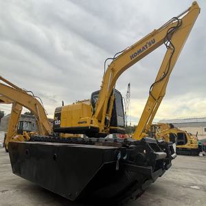Excavadora Anfibia PC130, Equipo Pesado para Dragado de Lagos, Limpieza de Ríos y Trabajos en Zonas Húmedas - Product Image 4