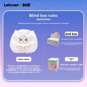 ตุ๊กตาขนสั้น Letsvan Fu <span class=keywords><strong>Li</strong></span> Funii Yunyun <span class=keywords><strong>Meng</strong></span> Yu ทำมือ กล่องสุ่ม ของเล่นสุดฮิต ของขวัญสำหรับเด็กผู้หญิง ขนาด 31-50 ซม. สำหรับเด็กอายุ 0-24 เดือน - Product Image 5