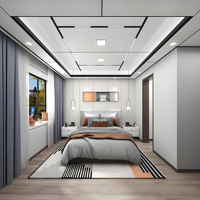 Panneau en nid d'abeille en aluminium ignifuge, imperméable et anticorrosion, pour plafonds métalliques, centres commerciaux, hôtels et décoration intérieure – Fournisseur direct usine