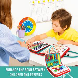 Jouets personnalisés, types de livres d'apprentissage rouges, jeux multiples, développement de l'intelligence, plusieurs types, matériau en feutre, jouets pour bébés - Product Image 6