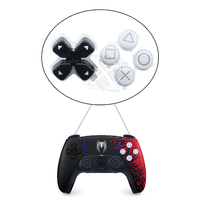 Accessoires réparation Mod Kit Direction Dpad Fonction ABXY Key Action Button Shell Housing PS5 Controller Play Station 5 Dualsense