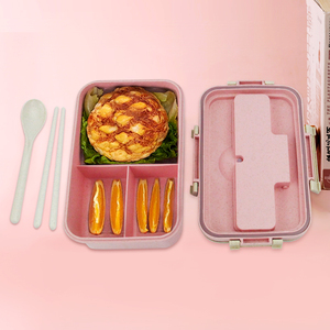 Giá tốt nhất thép không gỉ Bento Lunchbox đưa ra container thực phẩm với thuận tiện mang theo xử lý - Product Image 3