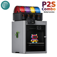 Imprimante 3D FDM multicolore de bureau P2S Combo, vitesse d'impression rapide automatique, modèle fermé