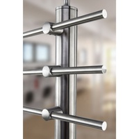 Miroir de sécurité moderne en acier satiné CAD 4 6mm pour balustrade, tube de terrasse, poteau de main courante en acier inoxydable de qualité 304/316, protégé contre les UV