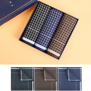 Lujoso juego de pañuelo de algodón 100% para hombre, ultra absorbente y suave, Cuadrado de 43cm, 3 uds. - Product Image 2