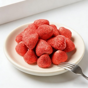 Fruits séchés lyophilisés en gros, fraises lyophilisées au goût acidulé, collations saines en vrac, sans OGM, emballées sous vide - Product Image 5