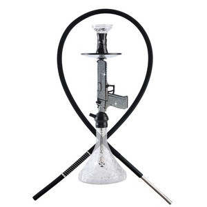 Hookah Resin Bentuk <span class=keywords><strong>Pistol</strong></span> Fancy Desert Eagle - Set Shisha <span class=keywords><strong>Pistol</strong></span> Berlian Baru untuk Merokok Air - Product Image 5