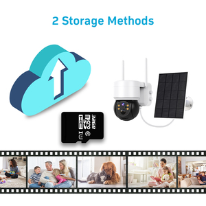 Jortan năng lượng mặt trời bảng điều khiển 2MP Wifi năng lượng mặt trời cctv PTZ camera ngoài trời icsee 1080p không dây năng lượng mặt trời an ninh wifi Pin điện mạng Máy ảnh - Product Image 6