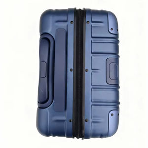New Style <b>Plastic</b> Frame Zipper <b>Suitcases</b> With Eight Wheels Aluminum Trolley Handle And Base Matching Body Color For Travel - Product Image 1