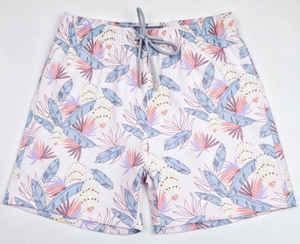 Pantaloncini <span class=keywords><strong>da</strong></span> Spiaggia con Stampa Integrale di Creature Marine, Vita Elastica, Casual, per Vacanze, Costume <span class=keywords><strong>da</strong></span> Bagno per Coppie, Sfondo Bianco, Foto Prodotto - Product Image 4