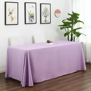 Nappe de Table rectangulaire en Polyester lavable, nappe pour mariage, Buffet, fêtes et dîner de vacances