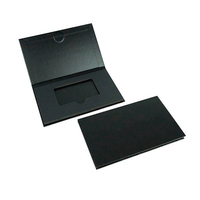 Boîte rigide personnalisée pour cartes, fine, à ouverture rabattable, avec insert en mousse EVA, logo et taille personnalisés