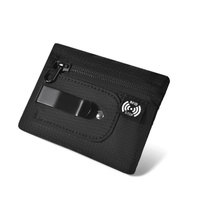 Dompet Tipis Klip Tersembunyi RFID Fungsi Pemblokir RFID Tempat Kartu Kredit/ID untuk Perjalanan, Wanita & Pria