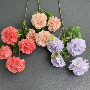 Flores de Loto Artificiales Jinxi de 4 Cabezas, Blancas y Amarillas, para Decoraciones de Boda, Centros de Mesa y Arreglos Florales - Product Image 2