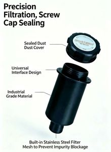 Nuevo Puerto de Llenado de Repuesto para Máquina, Accesorios de Equipo de Reparación Automotriz, Puerto de Llenado de Líquido Sellado con Filtro, Marca <span class=keywords><strong>FUTU</strong></span> - Product Image 5