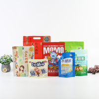 Sachets d'emballage alimentaire personnalisés, pochettes verticales avec trou de suspension pour bonbons durs, emballage pour bonbons rafraîchissants pour l'haleine