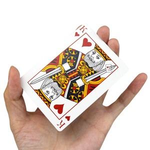 Fuente de fábrica Blanco Azul Negro Núcleo Estándar Normal <span class=keywords><strong>Poker</strong></span> Jumbo Naipes - Product Image 5