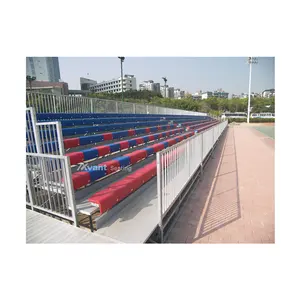 Avant Bleacher Grandstand Kursi Baja Struktur Stadion Olahraga Bangku Aluminium