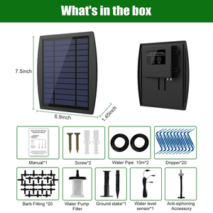 Controlador de sistema de goteo para balcón y jardín, kit de microgoteo de fresa, riego por goteo automático, equipo hidropónico solar - Product Image 4