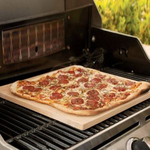 Bandejas Redondas de Malla para <span class=keywords><strong>Pizza</strong></span>, Piedras para Hornear de Cerámica de 13 Pulgadas, Herramientas para Hornear en el Horno o Barbacoa, Tipos Cuadrados de Chef en la Tienda - Product Image 4