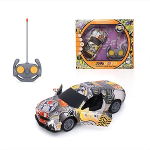 Bốn cách thể thao xe mô phỏng xe con điều khiển từ xa graffiti mô hình đua xe đồ chơi các loại cho trẻ em - Product Image 2