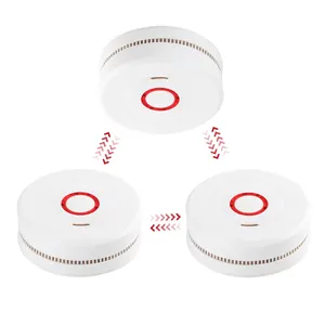 Interconnection Smoke Detectors With EN 14604 Certificated RF Wireless Fire Alarm System With Factory Price