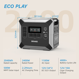 2400W Portable Power Station Large Capacity 2048Wh Solar for Mobile <b>Camping</b> AU Outdoor Mobile Charging <b>Unit</b> - Product Image 5