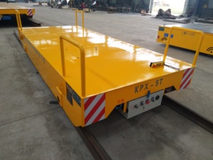 Nuevo Carro de Transferencia Eléctrico con Control Remoto sobre Rieles de Acero, Gran Capacidad de Carga, Vehículo para Manejo de Tuberías, Uso en Almacenes, Accionamiento por Motor, ISO - Product Image 2